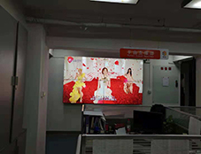 信特安55寸液晶拼接屏入駐南京某實驗室